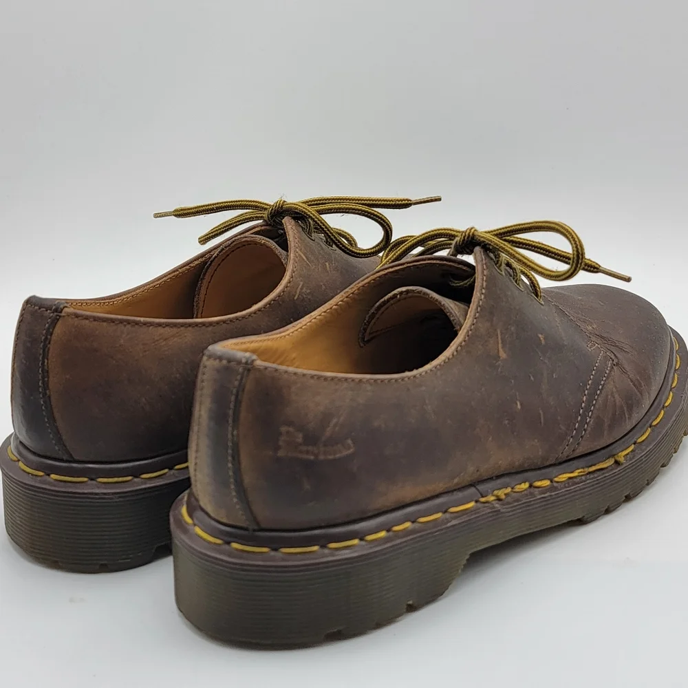 Dr.‎ Martens Brown Leather Men's Shoes Size 5.5 (W-7)